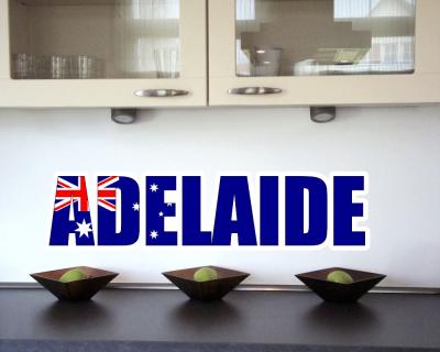 Wandtattoo Adelaide Schriftzug