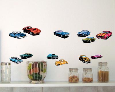 24 Muscle Car Set Wandtattoo - Ansicht 2