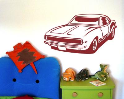 Wandtattoo Pony Car Oldtimer