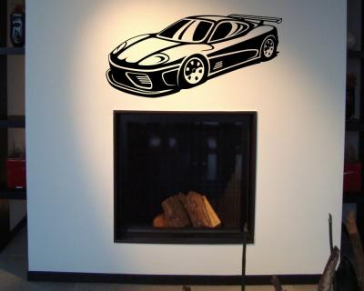 Wandtattoo Super Sportwagen - Ansicht 3