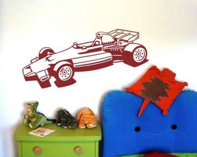Wandtattoo Formel 1 Wagen - Ansicht 3