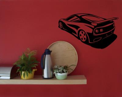 Wandtattoo Sportwagen