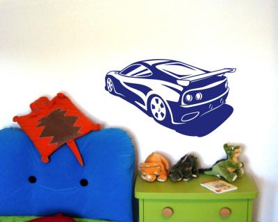 Wandtattoo Sportwagen - Ansicht 3