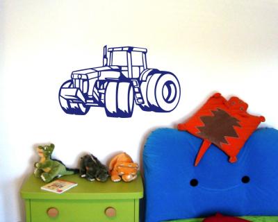 Wandtattoo groer Traktor