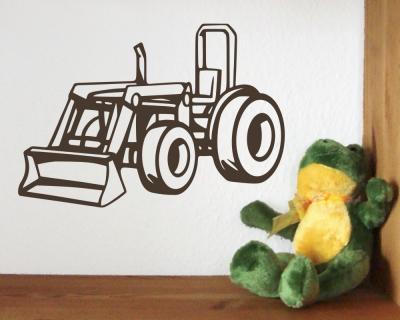 Wandtattoo Trecker mit Schaufel - Ansicht 3