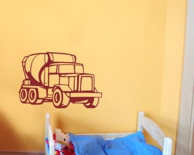 Wandtattoo Betonmischer - Ansicht 3