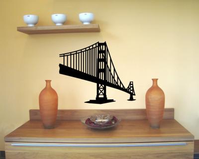 Golden Gate Bridge Wandtattoo - Ansicht 3