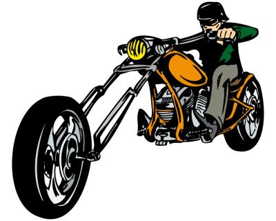 Chopper Aufkleber - Ansicht 1