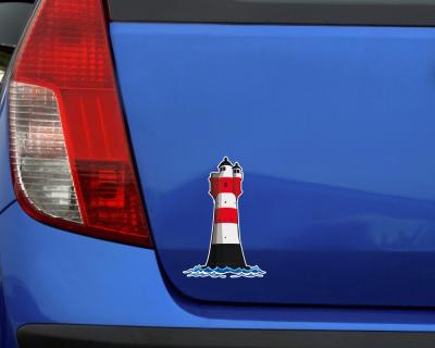 Leuchtturm Roter Sand Aufkleber - Ansicht 3