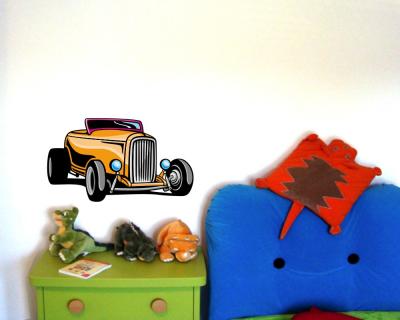 Hotrod Wandaufkleber