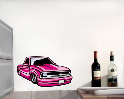 Pickup Wandaufkleber
