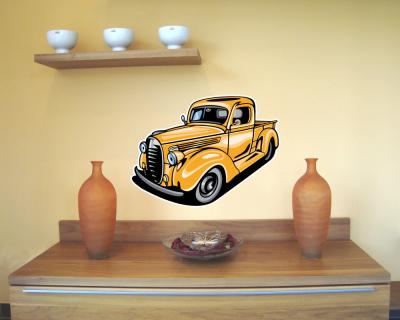 Oldtimer Pickup Wandaufkleber Wandtattoo