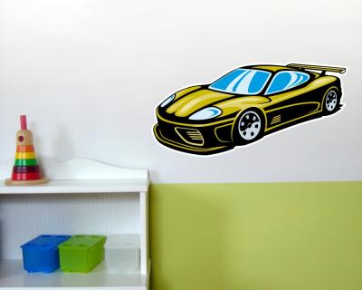 Sportwagen Wandaufkleber - Ansicht 2