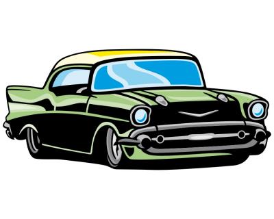 Oldtimer Wandaufkleber - Ansicht 1