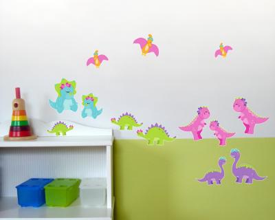 13-teiliges Dino Wandtattoo Set - Ansicht 2
