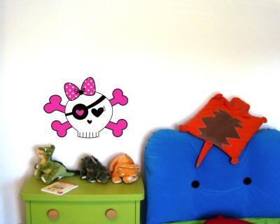 Buntes Wandtattoo 