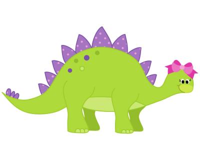 Buntes Wandtattoo Dino 