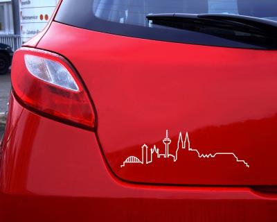 Kln Skyline Aufkleber Silhouette - Ansicht 3