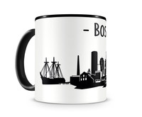 Tasse Boston Skyline Tasse Modellnummer  schwarz/schwarz
