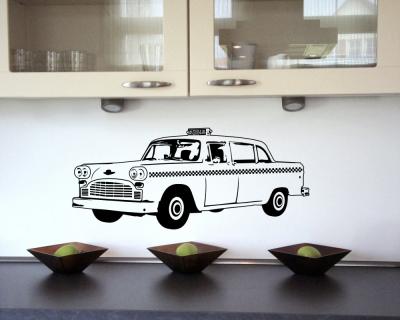 Taxi Wandtattoo Yellow Cab