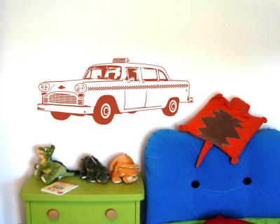 Taxi Wandtattoo Yellow Cab - Ansicht 3