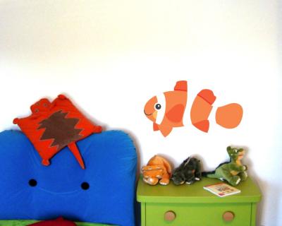 Buntes Wandtattoo 