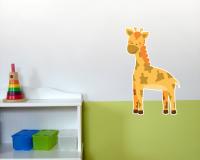 Buntes Wandtattoo "Giraffe"