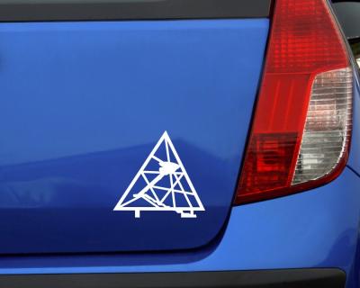 Tetraeder Bottrop Aufkleber