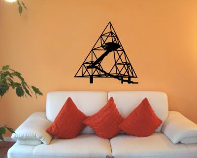 Tetraeder Bottrop Wandtattoo - Ansicht 3