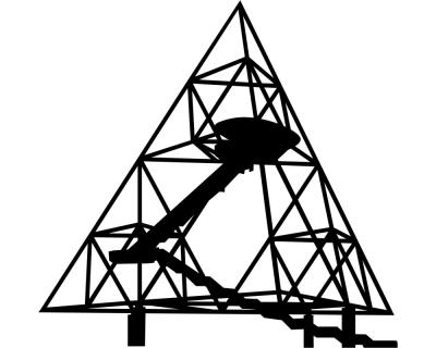Tetraeder Bottrop Wandtattoo - Ansicht 1