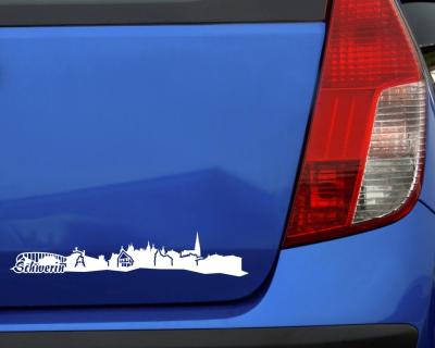 Schwerin Skyline Aufkleber - Ansicht 2