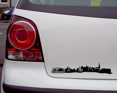 Schwerin Skyline Aufkleber