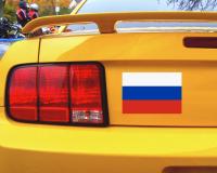 Russland Flagge Aufkleber Autoaufkleber