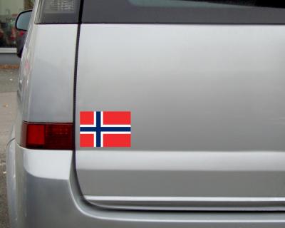 Norwegen Flagge Aufkleber Autoaufkleber - Ansicht 3