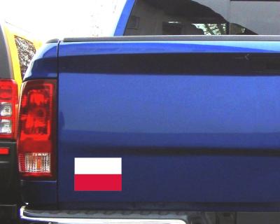 Polen Flagge Aufkleber Autoaufkleber Aufkleber