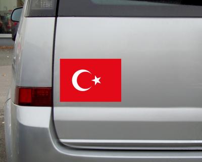 Trkei Flagge Aufkleber Autoaufkleber - Ansicht 2
