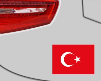 Trkei Flagge Aufkleber Autoaufkleber