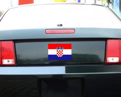Kroatien Flagge Aufkleber Autoaufkleber - Ansicht 3
