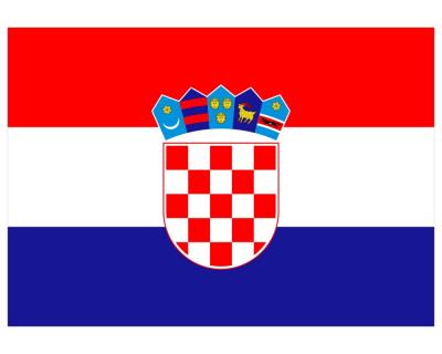 Kroatien Flagge Aufkleber Autoaufkleber