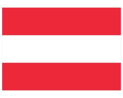 sterreich Flagge Aufkleber Autoaufkleber - Ansicht 1