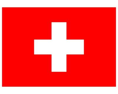 Schweiz Flagge Aufkleber Autoaufkleber - Ansicht 1