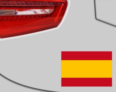 Spanien Flagge Aufkleber Autoaufkleber - Ansicht 3
