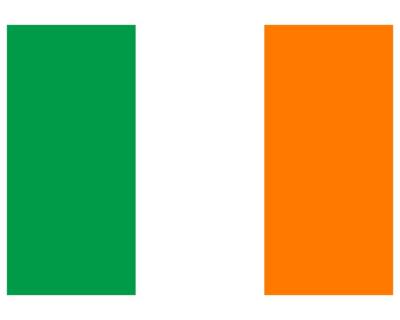 Irland Flagge Aufkleber Autoaufkleber