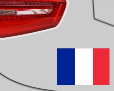 Frankreich Flagge Aufkleber Autoaufkleber - Ansicht 3