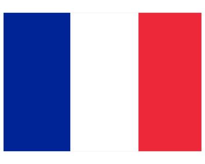 Frankreich Flagge Aufkleber Autoaufkleber - Ansicht 1