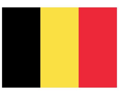 Belgien Flagge Aufkleber Autoaufkleber - Ansicht 1