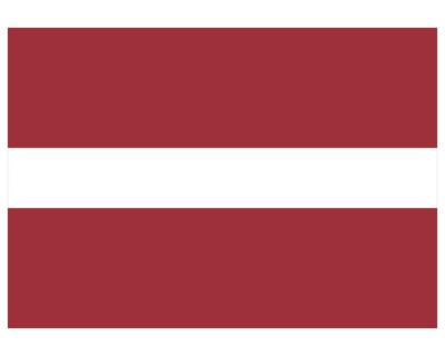 Lettland Flagge Aufkleber Autoaufkleber - Ansicht 1