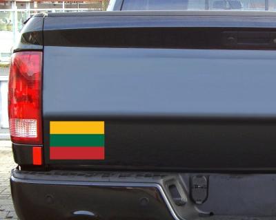 Litauen Flagge Aufkleber Autoaufkleber - Ansicht 3