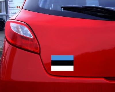 Estland Flagge Aufkleber Autoaufkleber - Ansicht 3