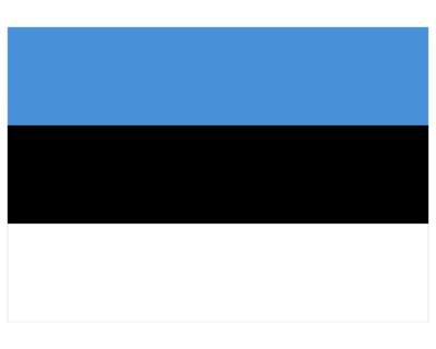 Estland Flagge Aufkleber Autoaufkleber